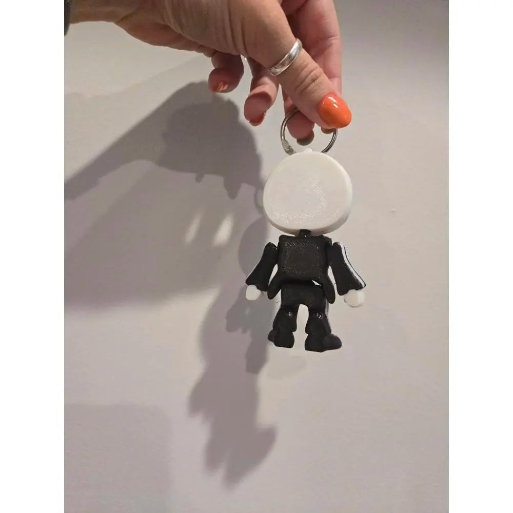 Skeleton Man Halloween Keychain Backpack Bling Purse Charm Festive Accessory for Halloween